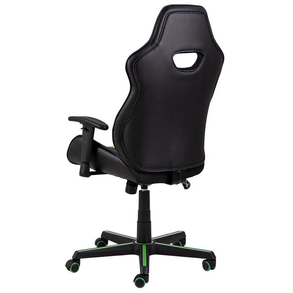 Spēļu krēsls Actona Cobblestone, melns/zaļš cena un informācija | Biroja krēsli | 220.lv