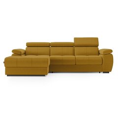 Stūra dīvāns Homede Lido, dzeltens cena un informācija | Stūra dīvāni | 220.lv
