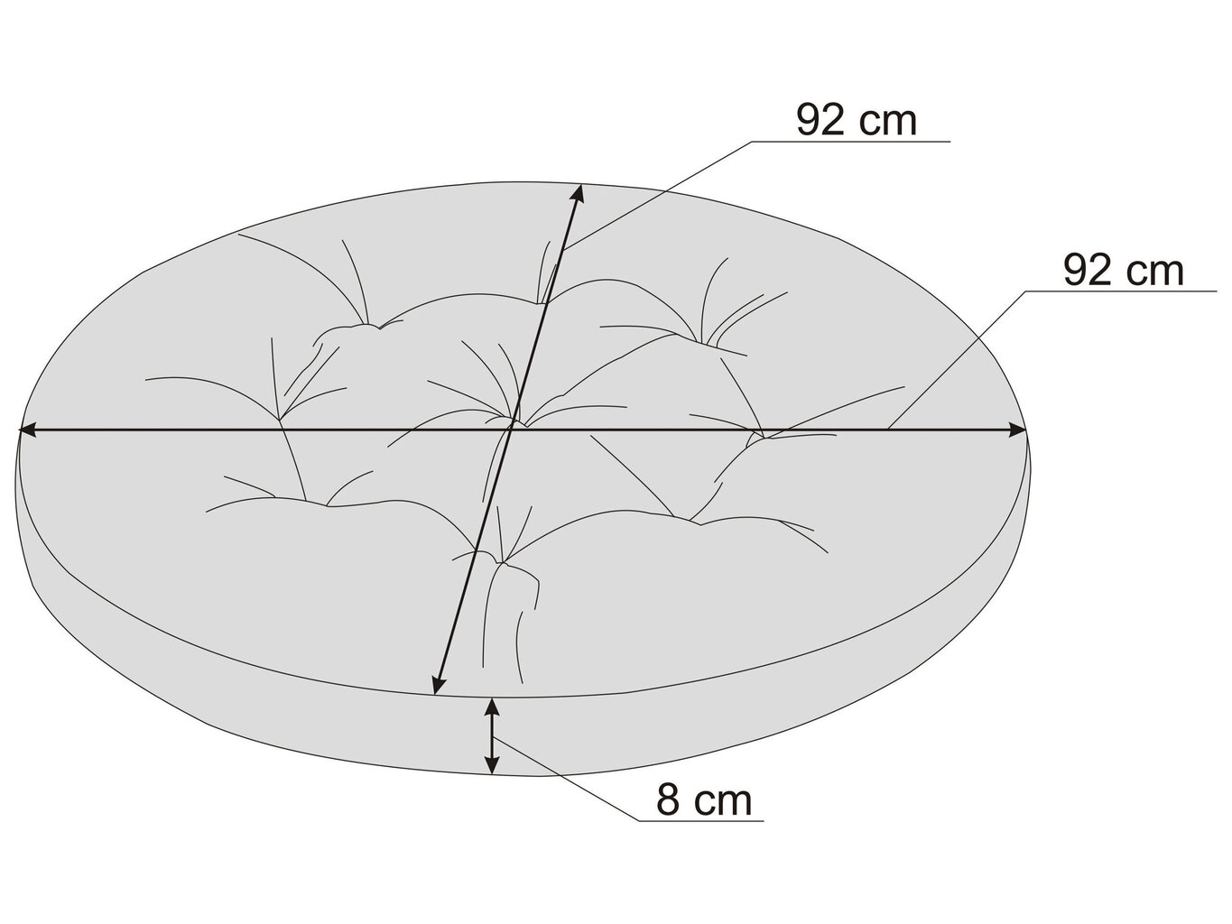 Spilvens šūpolēm Hobbygarden Large Stork 3D, zaļš cena un informācija | Krēslu paliktņi | 220.lv