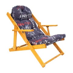 Складной деревянный стул "Borneo", фиолетовый цена и информация | Садовые стулья, кресла, пуфы | 220.lv