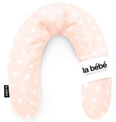 La Bebe™ Rich Cotton Nursing Maternity Pillow Art.74270 Pink Dots Подкова для сна / кормления малыша 30x104 cm цена и информация | Подушки для беременных и кормящих | 220.lv