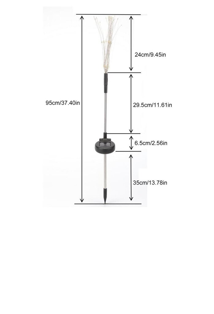 Āra gaismeklis, darbināms ar saules enerģiju, 150 LED, 1 gab. cena un informācija | Āra apgaismojums | 220.lv