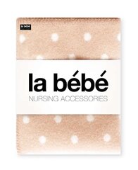 La bebe™ Lambswool 70х100 Art.76387 Beige dots Bērnu dabīgas sedziņa (sega) no Jaunzelandes vilnas (New Zealand wool), 70х100 cm cena un informācija | Segas | 220.lv