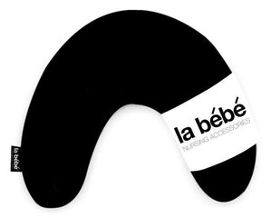 La Bebe™ Mimi Nursing Cotton Pillow Art.78938 Solid black Pakaviņš spilventiņš 19*46cm cena un informācija | Bērnu gultas veļa | 220.lv