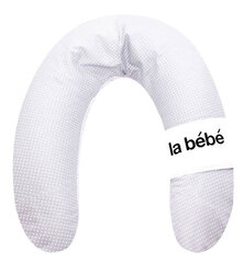 La Bebe™ Rich Maternity Pillow Art.81027 Pearl Grey Satin Pakaviņš (pakavs) mazuļa barošana, gulēšanai, pakaviņš grūtniecēm 30x104 cm cena un informācija | Bērnu gultas veļa | 220.lv