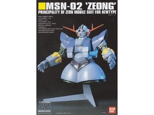 Пластиковая сборная модель Bandai Hguc MSN-02 Zeong, 55874 цена и информация | Конструкторы и кубики | 220.lv