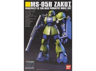 Сборная Gunpla модель Bandai - HGUC MS-05B ZAKU I, 1/144, 59159 цена и информация | Kонструкторы | 220.lv