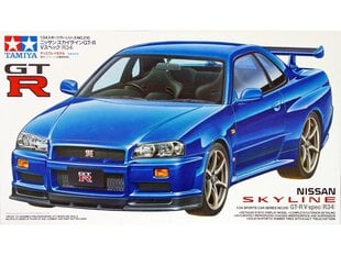 Сборная пластиковая модель Tamiya - Nissan Skyline GT-R V Spec (R34), 1/24, 24210 цена и информация | Конструкторы и кубики | 220.lv