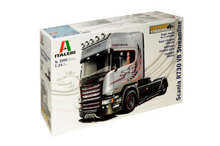 Пластиковая сборная модель Italeri Scania R730 V8 Streamline „Silver Griffin“, 3906 цена и информация | Конструкторы и кубики | 220.lv