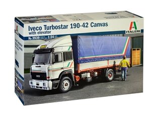 Пластиковая сборная модель Italeri Iveco Turbostar 190-42 Canvas, 1/24, 3939 цена и информация | Конструкторы и кубики | 220.lv
