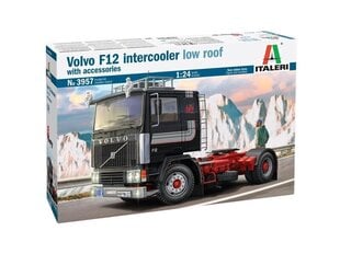 Italeri - Volvo F12 Intercooler Low Roof, 1/24, 3957 cena un informācija | Konstruktori | 220.lv