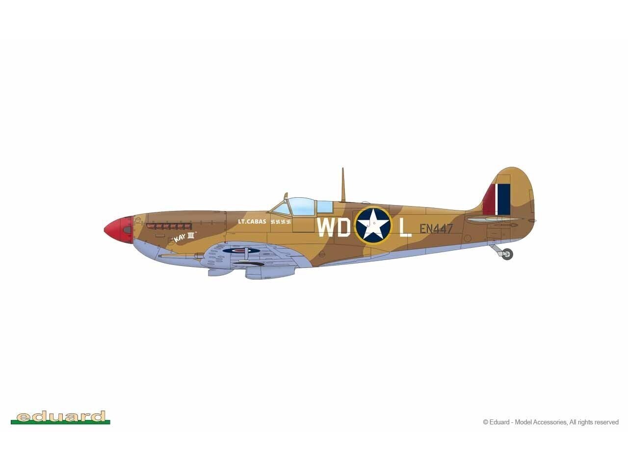 Eduard - Spitfire F Mk.IX Weekend Edition, 1/72, 7460 cena un informācija | Konstruktori | 220.lv