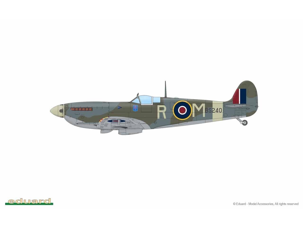 Eduard - Spitfire F Mk.IX Weekend Edition, 1/72, 7460 cena un informācija | Konstruktori | 220.lv