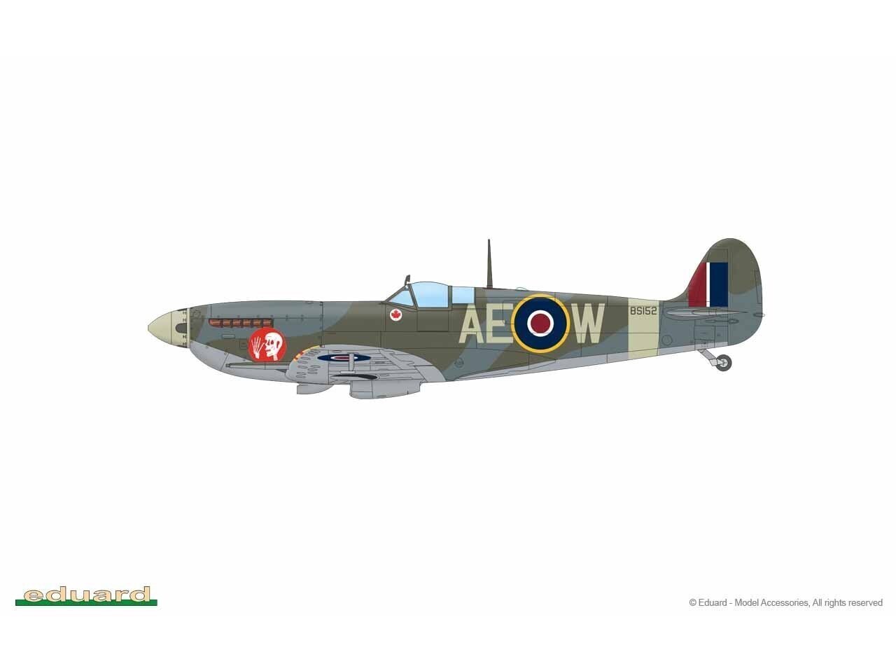 Eduard - Spitfire F Mk.IX Weekend Edition, 1/72, 7460 cena un informācija | Konstruktori | 220.lv