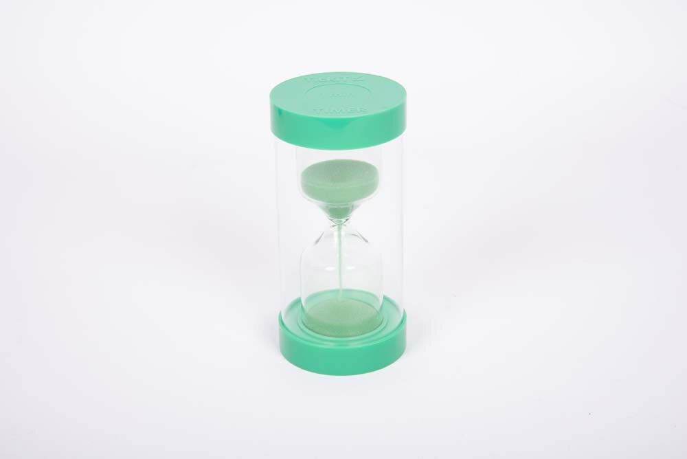 Liels smilšu pulkstenis, 1 min (zaļš) cena un informācija | Attīstošās rotaļlietas | 220.lv