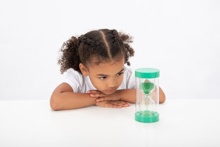 Большие песочные часы, одна минута (зеленые) цена и информация | Развивающие игрушки | 220.lv