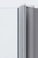 Pusapaļa dušas sieniņa Ifö Space SBNK 900 Silver, caurspīdīgs stikls ar roktura profilu cena un informācija | Dušas durvis, dušas sienas | 220.lv