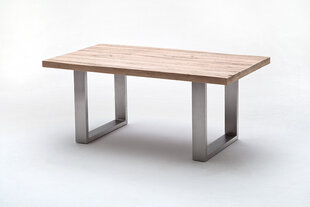 Pusdienu galds MC Akcent Castello, 260x100 cm, balts/sudrabains cena un informācija | Virtuves galdi, ēdamgaldi | 220.lv