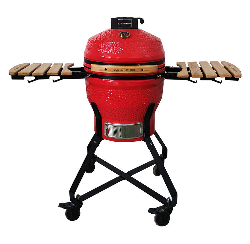 Grils Zyle Kamado, ZY18KSRDSET, ar piederumiem, 45 cm cena un informācija | Grili | 220.lv