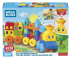 Alfabēta vilciens Mega Bloks ABC cena un informācija | MEGA BLOKS Rotaļlietas, bērnu preces | 220.lv