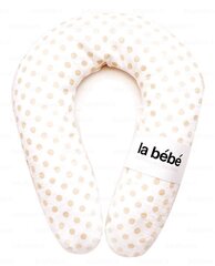 La Bebe™ Snug Cotton Nursing Maternity Pillow Eco Dots Art.90957 pakaviņš mazuļa barošanai / gulēšanai/pakaviņš grūtniecēm Mit.20x70см cena un informācija | Bērnu gultas veļa | 220.lv