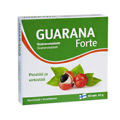 Dabisks stimulētājs, Guarana Forte tab.N40 цена и информация | Витамины, пищевые добавки, препараты для хорошего самочувствия | 220.lv