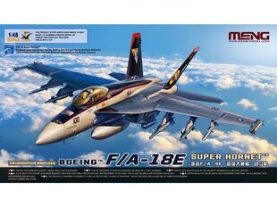 Сборная пластиковая модель Meng Model - F/A-18E Super Hornet, 1/48, LS-012 цена и информация | Конструкторы и кубики | 220.lv