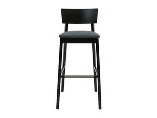 Bāra krēsls BRW Barker, melns/pelēks cena un informācija | Virtuves un ēdamistabas krēsli | 220.lv