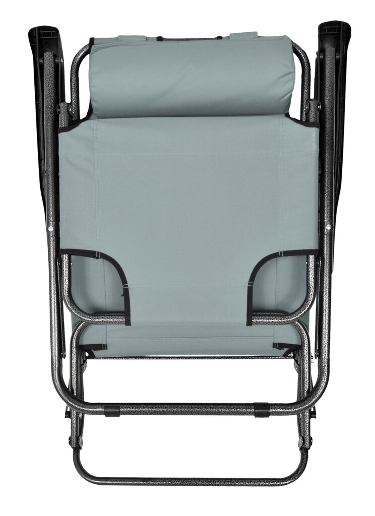 Sauļošanās krēsls LEON GREY cena un informācija | Sauļošanās krēsli | 220.lv