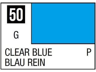 Краска Mr.Hobby - Mr.Color C-050 Clear Blue, 10 мл цена и информация | Принадлежности для рисования, лепки | 220.lv
