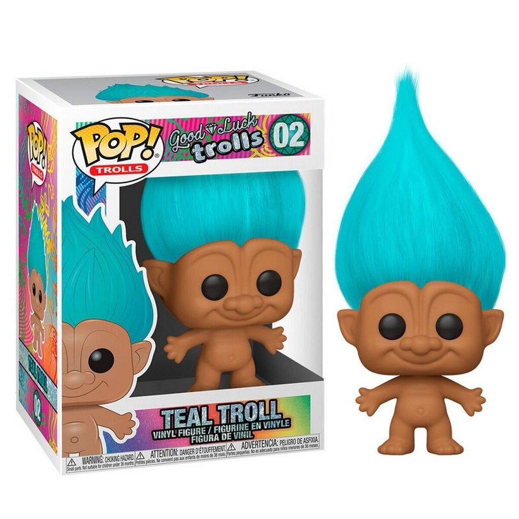 Funko POP Trolls Teal Troll цена и информация | Datorspēļu suvenīri | 220.lv