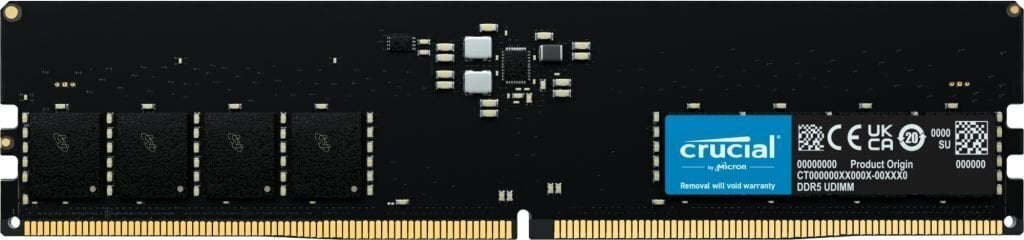 Atmiņa Crucial Crucial DDR5 16GB 4800MHz CL40 cena un informācija | Operatīvā atmiņa (RAM) | 220.lv