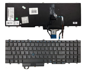 Клавиатура Dell: Latitude E5550, E5570, 5580 / Precision 15 7510, 3510 / Precision 17 7710 цена и информация | Аксессуары для компонентов | 220.lv