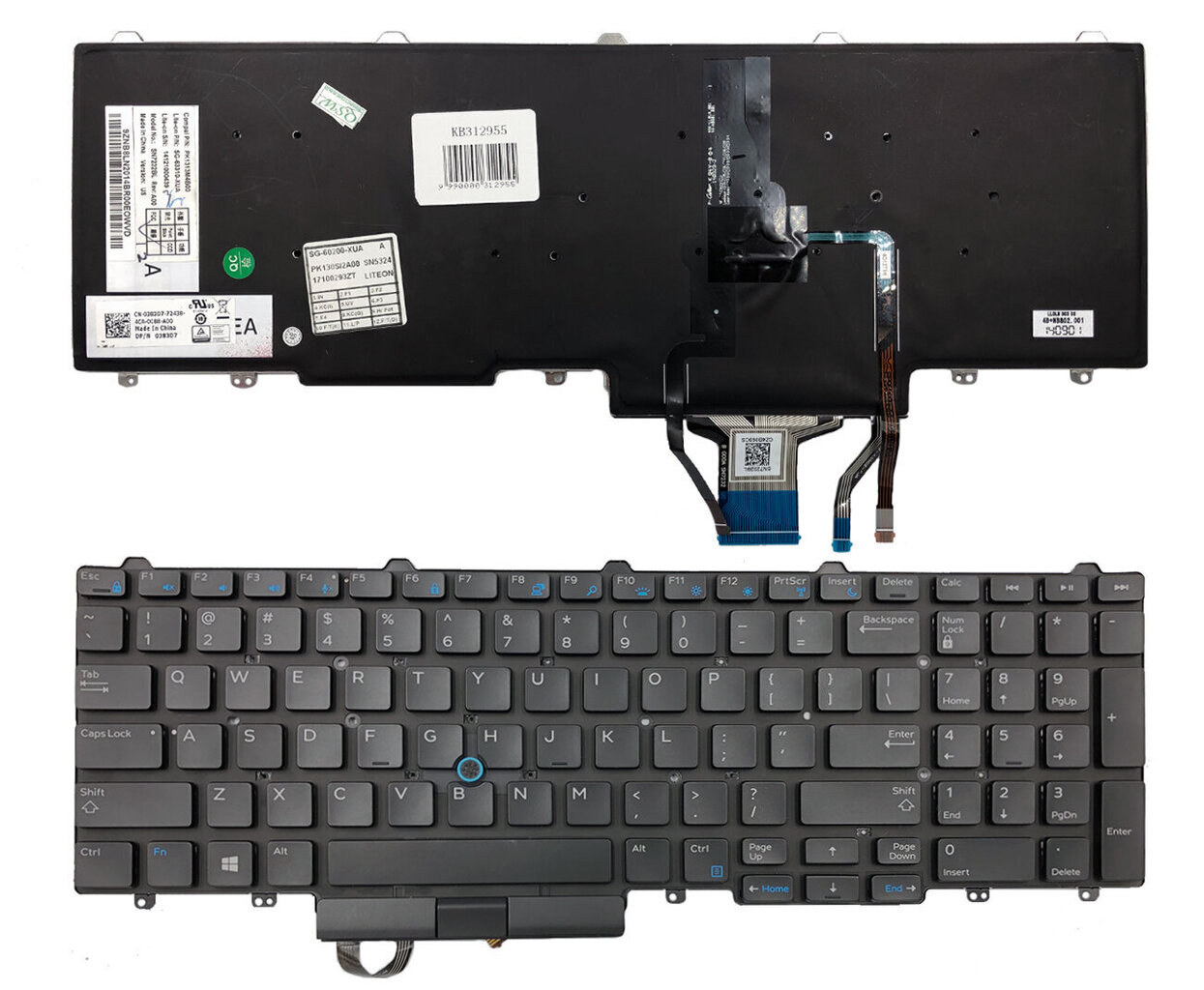 Dell Latitude E5550, E5570, 5580 / Precision15 7510, 3510 / Precision 17 7710 цена и информация | Komponentu piederumi | 220.lv