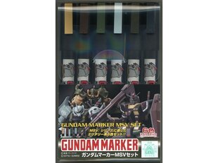Набор маркеров Mr.Hobby, Gundam Marker MSV Set, GMS-127 цена и информация | Принадлежности для рисования, лепки | 220.lv