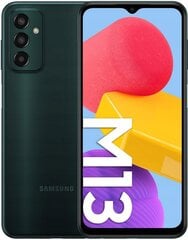 Samsung Galaxy M13,4G, 4/64GB, Dual SIM SM-M135FZGU Deep Green цена и информация | Мобильные телефоны | 220.lv