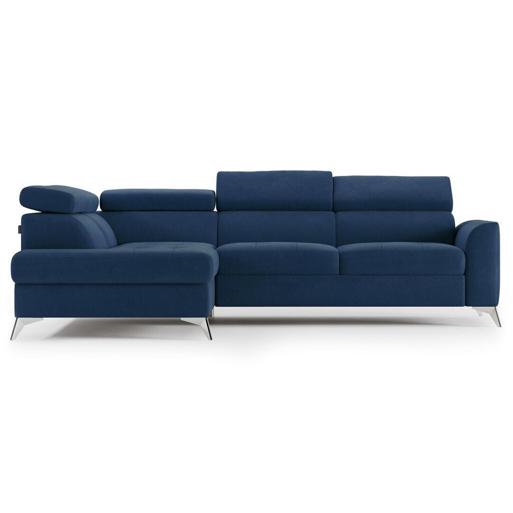 Stūra dīvāns Homede Malo, tumši zils цена и информация | Stūra dīvāni | 220.lv