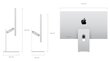 Apple Studio Display - Standard Glass - Tilt- and Height-Adjustable Stand - MK0Q3Z/A cena un informācija | Monitori | 220.lv