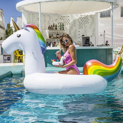 Piepūšamais matracis Swim Essentials Unicorn (150 cm) PVC cena un informācija | Piepūšamie matrači un mēbeles | 220.lv