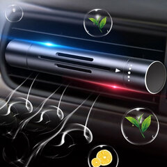 Auto gaisa atsvaidzinātājs, atkārtoti lietojams, divas smakas, pelēks, цена и информация | Освежители воздуха для салона | 220.lv