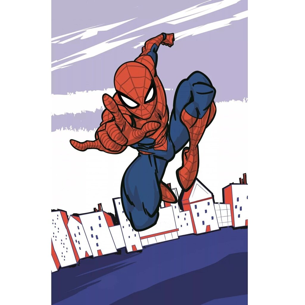 Bērnu dvielis Spiderman, 30x50 cm cena un informācija | Dvieļi | 220.lv