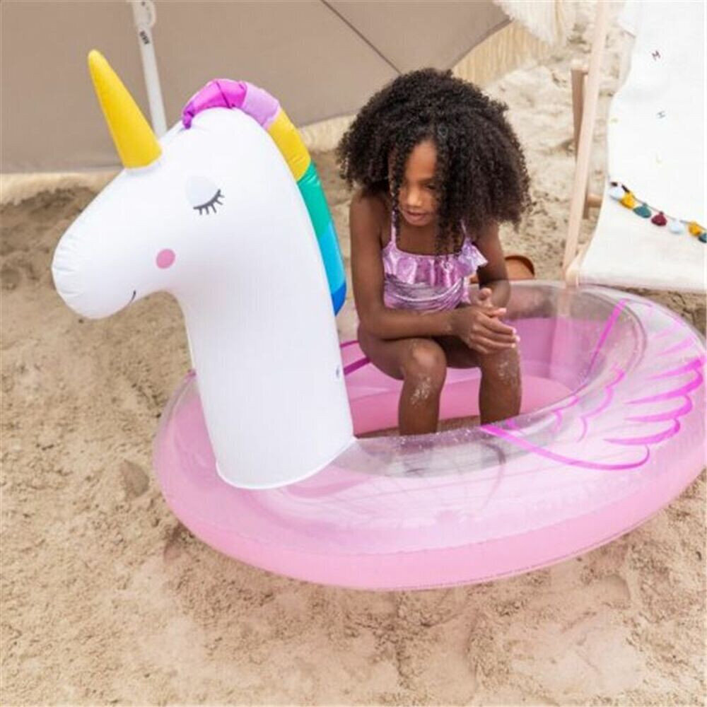 Inflatable Pool Float Swim Essentials Unicorn цена и информация | Piepūšamās rotaļlietas un pludmales preces | 220.lv