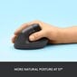 Logitech Lift Vertical Ergonomic Mouse, black - Wireless mouse цена и информация | Peles | 220.lv