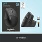 Logitech Lift Vertical Ergonomic Mouse, black - Wireless mouse cena un informācija | Peles | 220.lv