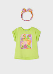 Комплект Mayoral для девочки (майка+повязка) 3040-39 цена и информация | Рубашки для девочек | 220.lv