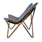 Bo-Camp atpūtas krēsls Bloomsbury, M izmērs, pelēks cena un informācija | Dārza krēsli | 220.lv