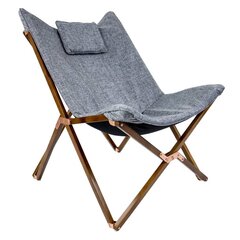 Bo-Camp atpūtas krēsls Bloomsbury, M izmērs, pelēks kaina ir informacija | Dārza krēsli | 220.lv