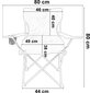 HUGO saliekamais makšķerēšanas krēsls, zils cena un informācija |  Tūrisma mēbeles | 220.lv