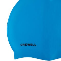 Силиконовая шапочка для купания Crowell Mono Breeze col.2 Синий цена и информация | Шапочки для плавания | 220.lv
