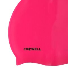 Silikona peldcepure Crowell Mono Breeze col.3, rozā cena un informācija | Peldcepures | 220.lv